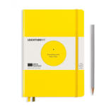 LEUCHTTURM1917 Bauhaus edition - A5 Medium pontozott lapos, lemon
