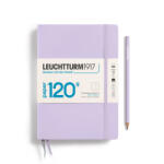 LEUCHTTURM1917 Medium Edition 120g A5 pontozott lapos NOTEBOOK, lilac