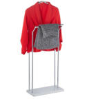Relaxdays Krómozott fém szobainas ruhaállvány 110x46x19 cm 10031442