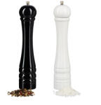 Relaxdays Fából készült nagy fűszerdaráló 2 db készlet 10023302