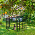 Relaxdays Kültéri/beltéri kutyaház kutyakennel XXL 10025124_61