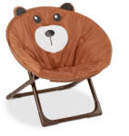 Relaxdays Moon gyerek kempingszék maci 10028888_720