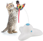 Relaxdays Macskajáték műanyagból lengő pillangóval 10045870