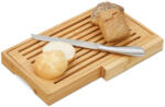 Relaxdays Kenyérvágó deszka késsel 4x40x24 cm 10024612