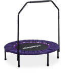Relaxdays Összecsukható trambulin kapaszkodóval 102 cm 10020802