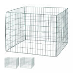 Relaxdays Fém komposztáló 3 db-os szett alj nélkül sötétzöld 10029559