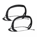 Relaxdays Pop-up mini focikapu fekete 2 db-os szett 10048843