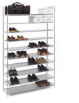 Relaxdays Cipőtartó 50 pár cipőhöz szürke 175, 5 x 100 x 29 cm 10019127_gr