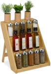 Relaxdays Bambusz fűszertartó 29, 5x30x26 cm 10050282