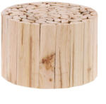 Relaxdays Natúr fenyő virágtartó sámli 20x30 cm 10042598