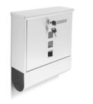 Relaxdays Rozsdamentes acél postaláda újságtartóval 10018448