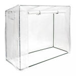 Relaxdays XL Paradicsom üvegház ferde tetővel 1, 6 m2 fóliasátor 160x200x80 cm 10020036