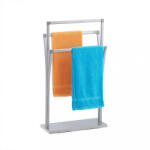 Relaxdays Álló törölközőtartó ezüst 86, 5 x 50 x 20 cm 10037451