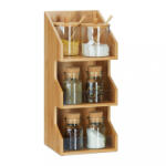 Relaxdays Bambusz 3 szintes fűszertartó 10021568