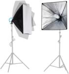 KASLAN Softbox - 60x60cm Stúdió-Világítás E27 Foglalattal (R-DYB-60-60)