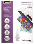 Fellowes Meleglamináló fólia, 80 mikron, A3, fényes, 25 db, FELLOWES (5396403) - tonerpiac
