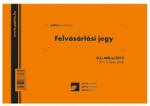  D. E. 480/A/2012 A5 50x3 lapos Felvásárlási jegy nyomtatvány (D.E.480/A/2012) - tintasziget