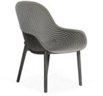 Chairs ON Scaun terasă din plastic pe cadru rezistent HRC 593 Gri