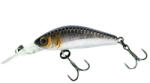Jackall Diving Chubby Minnow 35 SP / HL Silver & Black wobbler műcsali