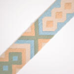 Takoy Hímzett heveder 5 cm rombusz bézs színben