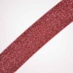 Takoy Elasztikus csillogó gumiszalag 4 cm fáradt rózsaszín