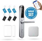  SET Okos kilincs H1 (72mm) TTLock + érzékelő + gateway