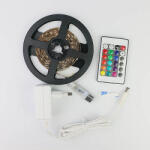 Life Light Led RGB Led szalag csomag, 3 méter RGB Led szalag 30 Ledes, 24 gombos infrás vezérlő, 1, 5A tápegység. Life Light Led (LLSZ505030L2EVRGB3MSZETT)