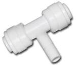 Klarwod T" elosztó-idom fordított ozmózishoz 1/4" cső x 1/4" tömlő vég x 1/4" cső USTM Q-SBT0404 (Q-SBT0404)