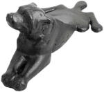  Öntöttvas kutyás ajtóék, fekete (LH129)