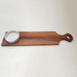 Parawood Fa kínáló+porc. tálka 55x13x1, 5 cm (210008)