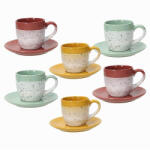 Tognana LAYERS G LOUISE kerámia teáskészlet 20 cl (6 darab) (155263)