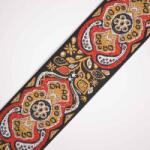 Takoy Chingă brodată de 5 cm ornament muștariu