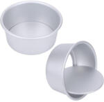  Kivehető aljú tortaforma, alumínium, kör, 20 cm