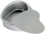  Szív alakú kivehető aljú sütőforma, aluminium, közepes