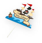 FUNDRAG Torta beszúró, topper - Kalóz