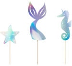 PARTYDECO tortadísz beszúró, hableány, 24, 5cm (KPT47-017)