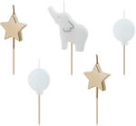 PARTYDECO 1 születésnapi gyertya, Elefánt, 3-5cm (SCS-17)