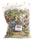 FORNAX Gumigyűrű 30-120mm, 1, 6mm, színes 1kg/csomag, (000006970) - bestoffice