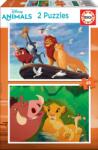 Educa - Puzzle 2x48 Regele Leu - 40 - 99 piese Puzzle