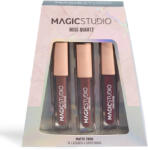 Magic Studio Set ruj lichid Rose Quartz Trio Mat, 1 bucata, Magic Studio