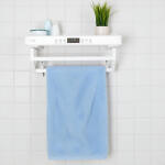 Elektromos törölköző szárító és sterilizáló, fürdő Elektromos törölköző szárító és sterilizáló, fürdőszobai vagy konyhai használatra, falra szerelhető, SZ60cm, 450W, ElectricSun PREMIUM Fehér (ESToweldPREwhite)