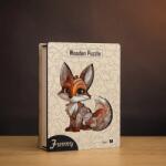  Huncut róka fa puzzle L Prémium fa doboz