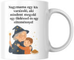  Nagymama egy kis varázsló, aki mindent megold egy öleléssel és egy süteménnyel bögre (fiú) (nagymama_egy_kis_varazslo_bogre_fiu)