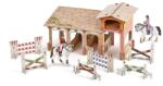 Papo Figurina Set Poney Club-boxa Carton+4 Figurine (Papo80310) - edanco Figurina