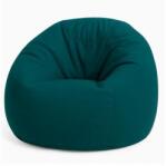 LazyBag XL beltéri babzsákfotel - pávakék