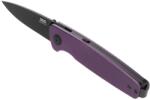 SOG KNIVES Cutit pliabil SOG Twitch III Purple 11-15-06-43, lama Drop Point D2, deschidere asistata S. A. T. , maner aluminiu mov, EDC Premium (11-15-06-43)