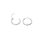 Argento-ekszer Ezüst karika fülbevaló - kicsi karikák, átmérője 14 mm (66558)