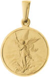 Argento-ekszer Arany medál - szent Mihály arkangyal (8A079)