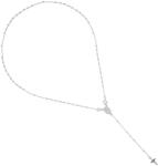 Argento-ekszer Ezüst nyaklánc - rózsafüzér, 5 tized, kereszt, Csodás érem, hossza 46 cm (91801)