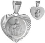 Argento-ekszer Ezüst medál Skapuláré - szív (85380)